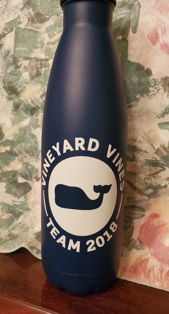 Vineyard Vines Insulated Navy water bottle